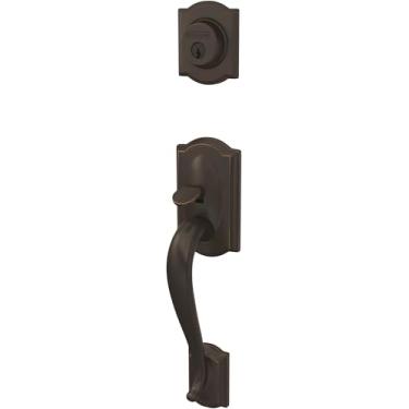Imagem de Schlage Lock Company FC58CAM716 Maçaneta Camelot, bronze veneziano