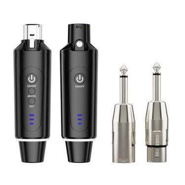 Imagem de Receptor transmissor de microfone XLR sem fio Arvitek 2.4Ghz
