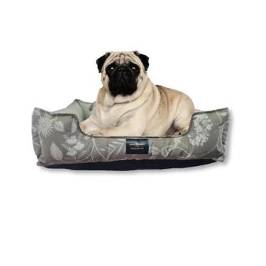 Imagem de Caminha Pet Cachorro & Gato- Impermeável- Acquablock- G - Bege Floral 