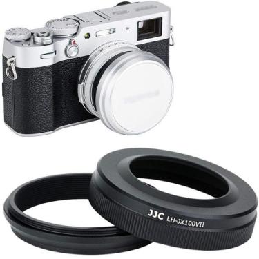 Imagem de Protetor de capuz de lente e adaptador de filtro de 49 mm para Fujifil