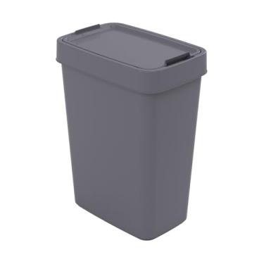 Imagem de Lixeira Dupla Abertura C/Porta Saco 18L Plasútil