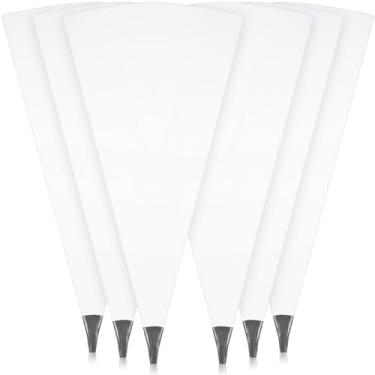 Imagem de Gueevin 6 peças de saco de argamassa de alvenaria de azulejo com ponta moldada 33 x 61 cm saco de argamassa para azulejo resistente a rasgos, ponta de perfuração, selador de cimento para trabalhos de