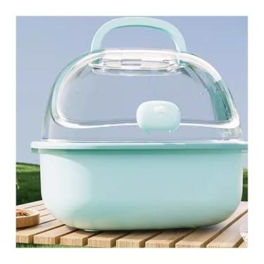 Imagem de Gaiola de pássaro, gaiola para viagem de papagaio, bolsa pequena portátil especial para pássaros, mini ninho de pássaro (azul)