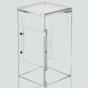 Imagem de Terrário pequeno para répteis – Gabinete de aranha saltadora com acessórios, gabinete de tarântula e aranha, habitat de louva-a-deus, terrário para mini répteis