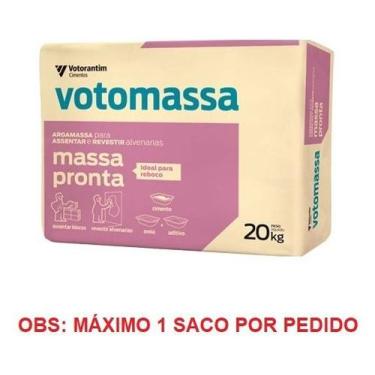 Imagem de Argamassa Votomassa Massa Pronta Votorantim 20kg