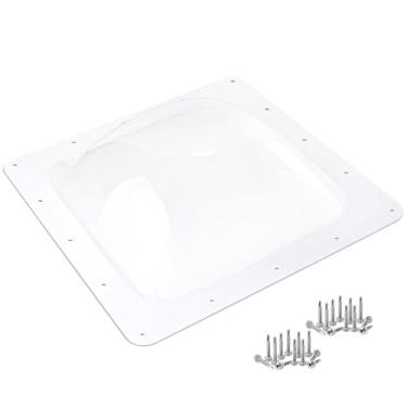 Imagem de XMK Substituição de claraboia para trailer, cúpula externa de claraboia de 45,7 cm x 45,7 cm serve para todas as aberturas padrão de 35,56 cm x 35,56 cm, capa de claraboia para trailer, trailer de