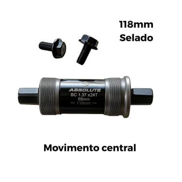 Imagem de Movimento Central Absolute 118mm Rolamento Selado S/ Caixa-Unissex