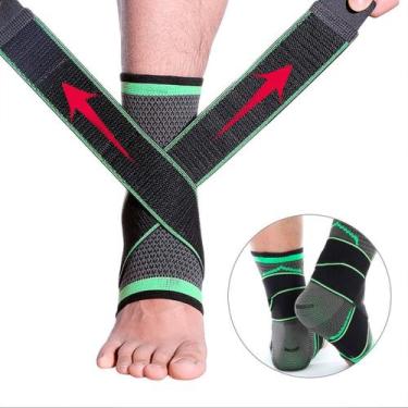 Imagem de Tornozeleira Ajustável Fitness Confortável Para Musculação - Esporte