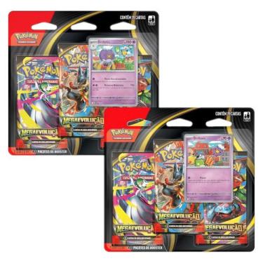 Imagem de Kit Pokémon Blister Triplo Kit Drifblim + Drifloon - Copag, Megaevoluç