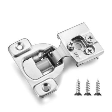 Imagem de Dobradiças de gabinete Vallecloud 1/2" Overlay Soft Close Brushed Nick