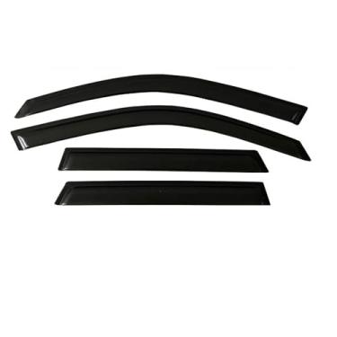 Imagem de GRJQRKHZ Defletor de janela lateral de carro para v&w para Je&TTA Wagon 2001-2005 Weathershied viseira de porta vento sol proteção chuva janela lateral defletores de vento