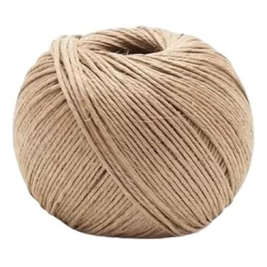 Imagem de Corda de Sisal, Fio Cordão Barbante Rami Natural 2mm Rolo 200g Sisal Juta Aproximadamente 180 Metros, Indicado para Alta Decoração E Artesanato em Geral