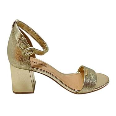 Imagem de Sandália Bottero Feminino Novissimo, 36, Dourado