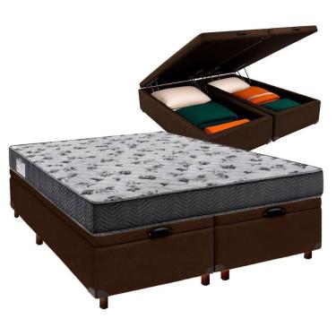 Imagem de Cama + Bau Blindado E Colchão D33 Casal - Iso100 Ortobom