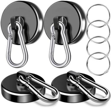 Imagem de Ganchos magnéticos VSKIZ 68 kg para serviços pesados com mosquetão gir