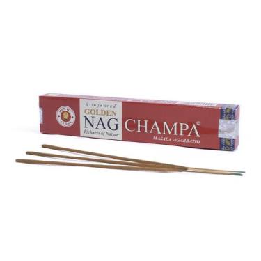 Imagem de Incenso Indiano Vijayshree Golden Nag Champa 15g