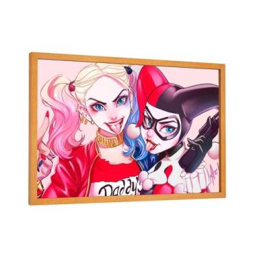 Imagem de Quadro decorativo - arlequina harley quinn dc comics - Cultture, 26,6x
