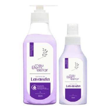 Imagem de Kit Água De Cheiro Campos De Lavanda Hidratante 390ml e Body Splash 25