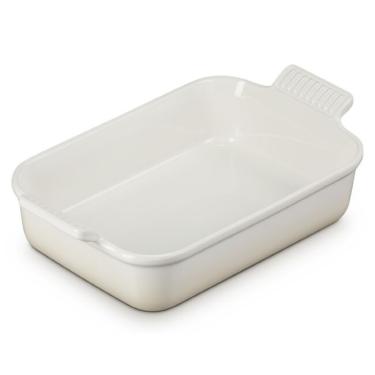 Imagem de TRAVESSA RETANGULAR HERITAGE 26CM LE CREUSET MERINGUE 71102267160001