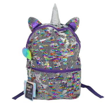 Imagem de Mochila Estampa de Unicórnio com Paetês Clio Girls Ref.3099