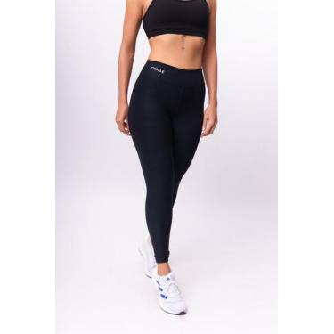 Imagem de Calça legging soft comfort preta fitness academia - Chiclé moda fitnes