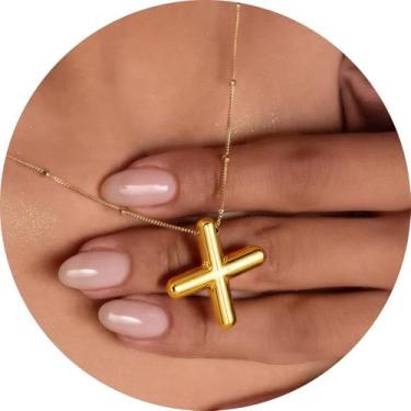 Imagem de Colar com pingente de letra inicial 3D, aço inoxidável, pingente de alfabeto personalizado para uso diário e, F, Aço inoxidável, Sem Pedra Preciosa