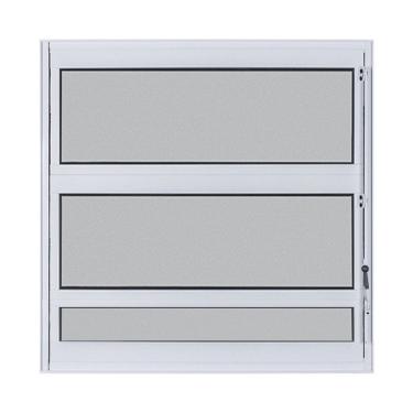 Imagem de Janela Basculante 1 Secção com Vidro Mini Boreal 50x50cm Topsul Esquadrisul