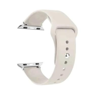 Imagem de Pulseira De Silicone Para Apple Watch 44mm 45mm 40mm 41mm 42-38mm, Bra