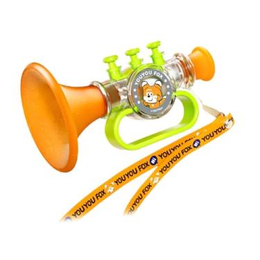 Imagem de YIJU Brinquedo de apito para soprar trombeta, brinquedo engraçado em formato de trombeta, educativo para bebês de 2 a 4 anos, presentes de Natal e