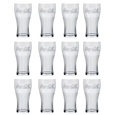 Imagem de Copo Contour Coca Cola Transparente 300Ml 12 Unidades Nadir