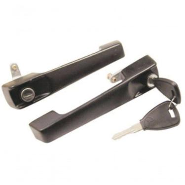 Imagem de Par Maçaneta Ext Porta Dir Esq Zamac Família Mb ônibus [f103]