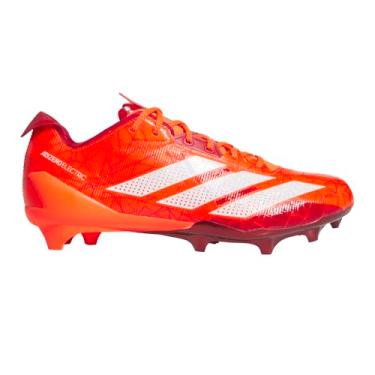 Imagem de adidas Originals Tênis de futebol americano masculino Adizero Electric, Vermelho, 39