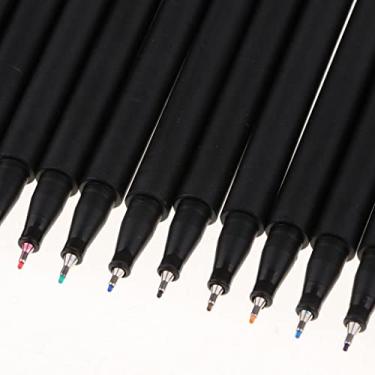 Imagem de Xiaojikuaipao Conjunto de 24 cores de canetas de tinta de ponta fina à base de água - sem duplicações, cores vibrantes, perfeitas para desenhar, escrever e colorir - Ideal para agenda, diário, diário