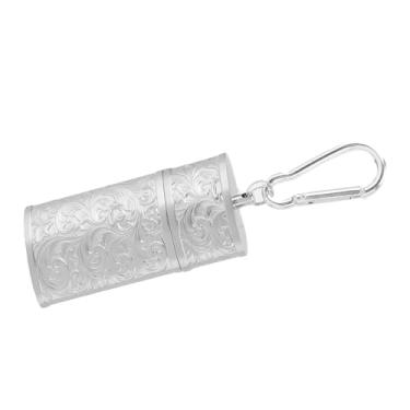 Imagem de Generic Recipiente à Prova de água, Mini Caixa de Armazenamento Pequena e Portátil para Acampar para Condimentos de Ganchos de Peixe (Prata)