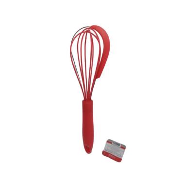 Imagem de Batedor De Ovo Silicone 32 cm Vermelho Hauskraft