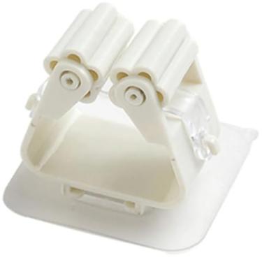 Imagem de Kit 4 Suporte Adesivo Multiuso para Vassouras, Rodos, Utensilios Domésticos e etc. Suportes Organizadores Sem Furar Parede