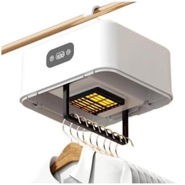 Imagem de Secadora de Roupas Portátil, Secador Elétrico Mini com Varal Suspenso para Parede(110v)