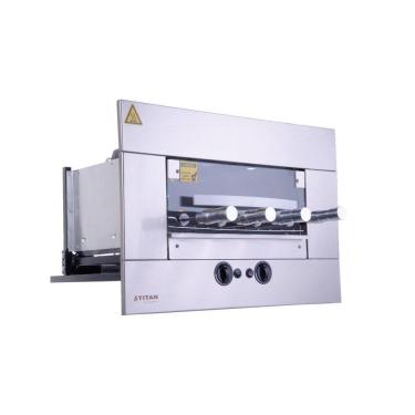 Imagem de Churrasqueira A Gás De Embutir 4 Espetos Titan Glp 220V