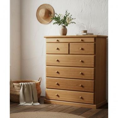 Imagem de Cômoda 1,00 X 50 X 1,00 Com Espelho Porta Jóias - Madeira Maciça - Móveis De Gramado - Castanho