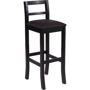 Imagem de Banqueta Olímpia Madeira Maciça Preto