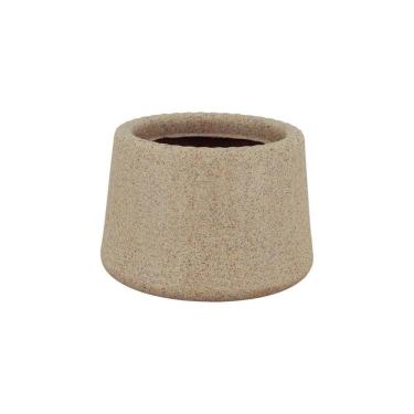 Imagem de Vaso Tramontina Lótus Em Polietileno Granito Areia 8,5 Cm Tramontina