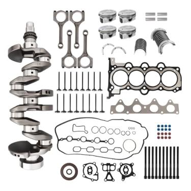 Imagem de Kit de revisão de reconstrução de motor G4FD 1.6 com virabrequim, biela, pistão, conjunto de juntas de cabeça, adequado para Hyundai Accent/Tucson/Veloster, para Kia Soul/Rio 1.6L 23110-2B610