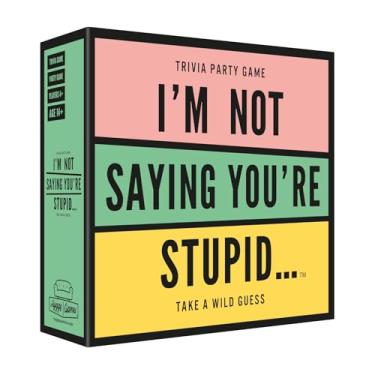 Imagem de Hygge Games I'm Not Saying You're Stupid Trivia Party Game, 5.7 x 5.7 x 1.8"