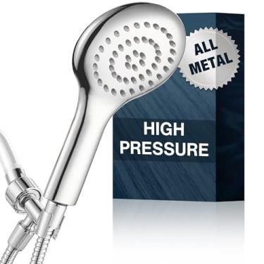 Imagem de Cobbe Chuveiro portátil todo de metal, cromado