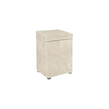 Imagem de Capa para Máquina de Lavar, PVC com Forro de Poliéster, 62x80x62cm, Compatível com Consul Facilite, Brastemp, Colormaq, Dako 10-11kg