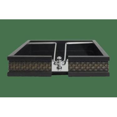 Imagem de Porta Guardanapos Luxo 20X20 Traçada - 9054 - Minha Moldura