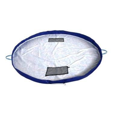 Imagem de Bolsas de armazenamento para brinquedos | Bolsas organizadoras de brinquedos com cordão, bolsa dobrável reutilizável para quebra-cabeças, blocos de montar, jogo de tabuleiro, acessórios de quarto