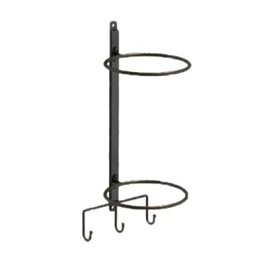 Imagem de ZDJZMGZ Rack de armazenamento de raquete de tênis, raquete de parede e suporte de armazenamento de bolas, suporte removível de raquete de badminton, para raquetes de tênis de mesa, raquetes de