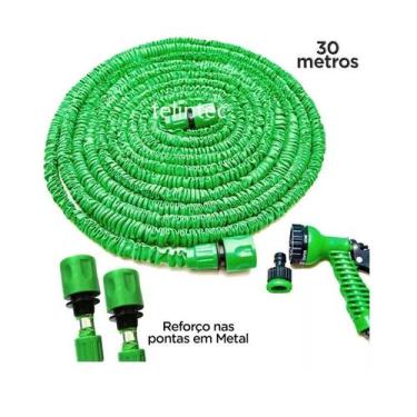 Imagem de Mangueira de água Retrátil 30m Extensível, Verde