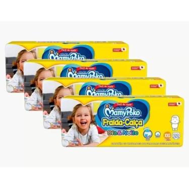 Imagem de KIT 4 FRALDA CALCA MAMYPOKO DIA&NOITE XXG/22un (AMARELA)